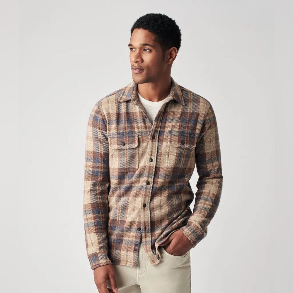 FAHERTY Legend Sweater Shirt in Bozeman Plaid XXL NWOT
